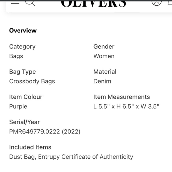 Authentic Yves Saint Laurent Purple Crossbody Bag - Picture 6 of 6